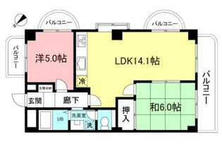 ビバリース中町【3階】の間取り