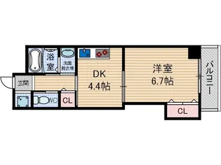 マンションクォーレ【4階】の間取り
