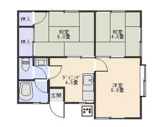 ミキハウス【1階】の間取り