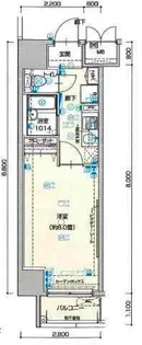 ヴェルト西大島グラーセ【2階】の間取り