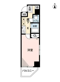 プレールアパートメント芦花公園【4階】の間取り