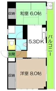 旭マンション【4階】の間取り