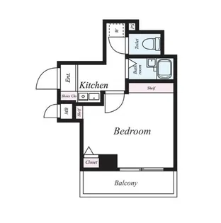 アィディ西小山【3階】の間取り