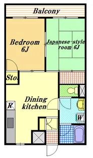 新海マンション【1階】の間取り