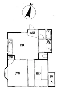 Kコーポ【1階】の間取り