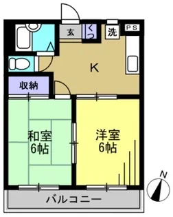 KIMコーポ【1階】の間取り