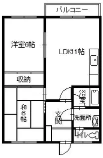 豊岡寿マンション【1階】の間取り