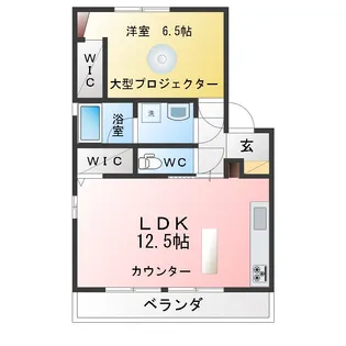 メゾン・ド・エトワール【2階】の間取り