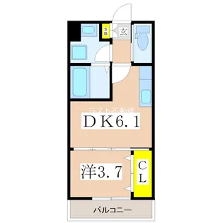 Gemini【2階】の間取り