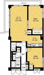 スペリオーレ尾山台【4階】の間取り