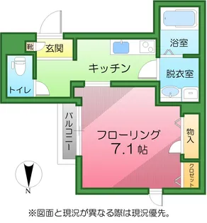 ボヌール王子【2階】の間取り