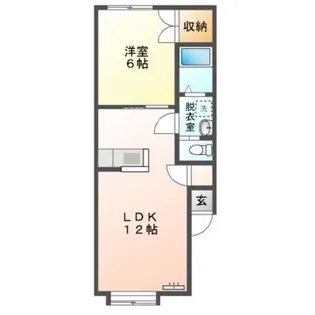 Mハイツ東町5【1階】の間取り