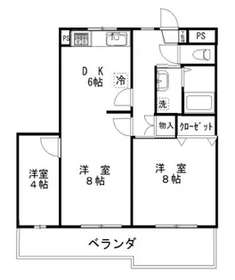 ファミリーシップ小手指台【2階】の間取り