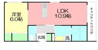 HOUOLI EBINA【2階】の間取り