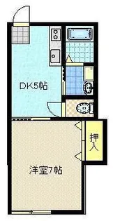 グレージュコート【1階】の間取り