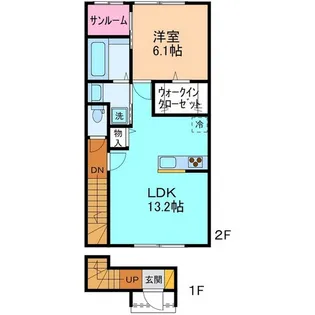 エクレール【2階】の間取り