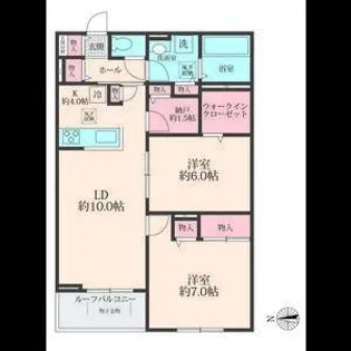 SOLANAII【1階】の間取り