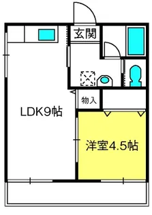 堀の内ハウス【2階】の間取り