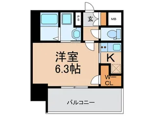 エスリ-ド阿波座レジデンス【8階】の間取り