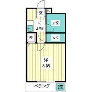 愛知県長久手市岩作落合【マンション】の間取り