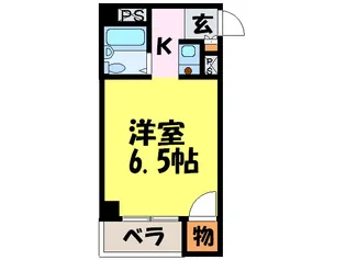 リベラル宮之阪【3階】の間取り