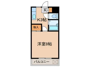 メゾンプレイリ-【1階】の間取り