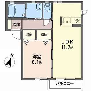 エターナルA【2階】の間取り
