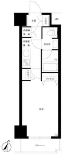 パレステュディオ渋谷本町【11階】の間取り
