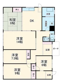 ハイムさんきパート13【1階】の間取り