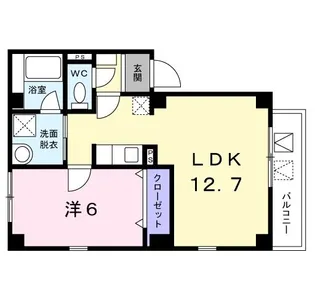 プレッソ 八柱【4階】の間取り