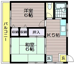 ファミールハイツ【2階】の間取り
