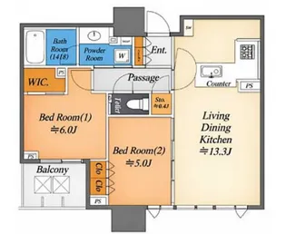 グランドミレーニア【4階】の間取り