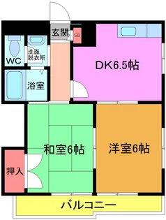 エスポワール市川【2階】の間取り