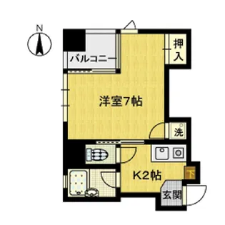 シャンドール小堀(出来野)【3階】の間取り