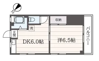 グリーンハイツ【4階】の間取り