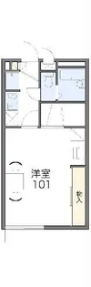 レオパレスAZZURRO【2階】の間取り