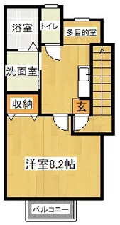 フォレスト南関 B【2階】の間取り