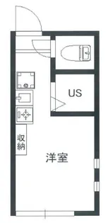 パックセントラル【1階】の間取り