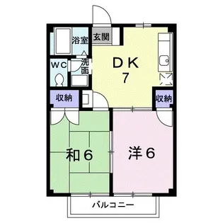 ドマーニA【1階】の間取り