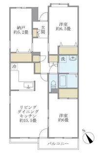 ISM南柏【6階】の間取り