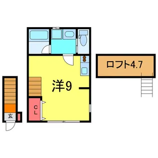 ハピネスIII【2階】の間取り