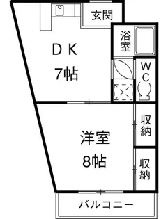 アベニュー22【8階】の間取り