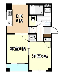 パレス東松山I【1階】の間取り