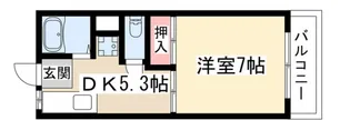 サンライズII【3階】の間取り