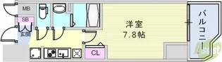 ララプレイスザ・神戸シルフ【11階】の間取り
