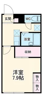 メゾンシャルム【2階】の間取り