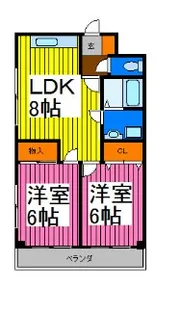 アーバンセピア【3階】の間取り