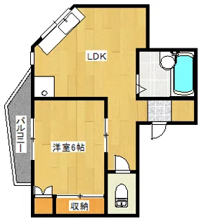 立会川パレス【2階】の間取り
