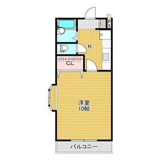 にしきハイツIII【1階】の間取り