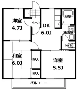 キャロットヒルズ【1階】の間取り